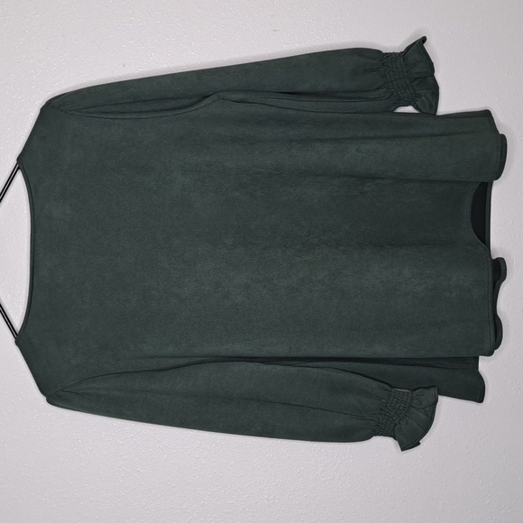 Tuckernuck Deep Green Blouse - Picture 9 of 15